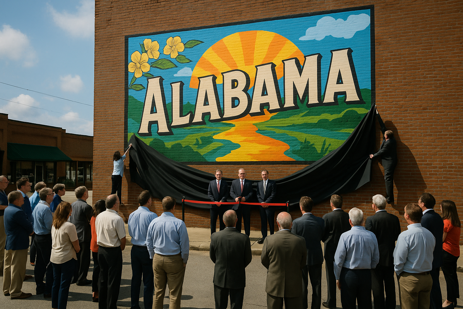 The Green Tomato — Anniston Downtown Mural