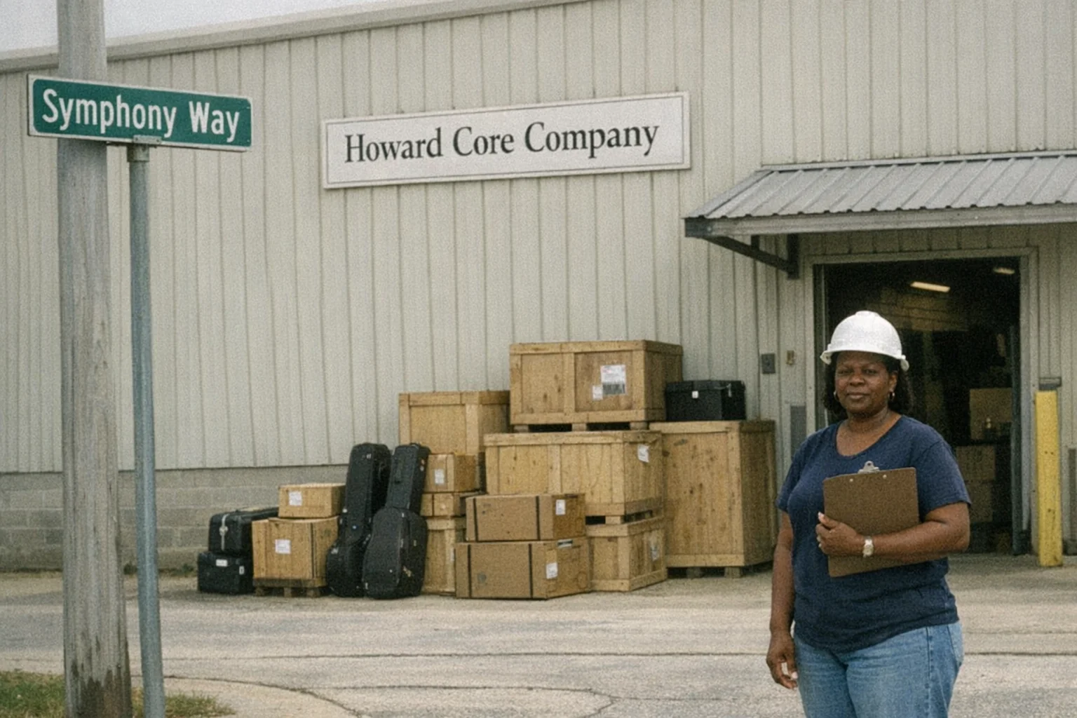 Howard Core Company warehouse, 99 Symphony Way, Anniston. The company ships student violins to 1,800 retailers across North America.